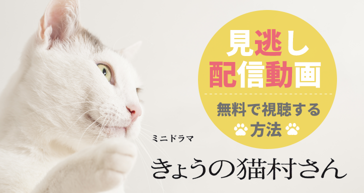 「きょうの猫村さん」の見逃し配信動画を無料で視聴する方法！